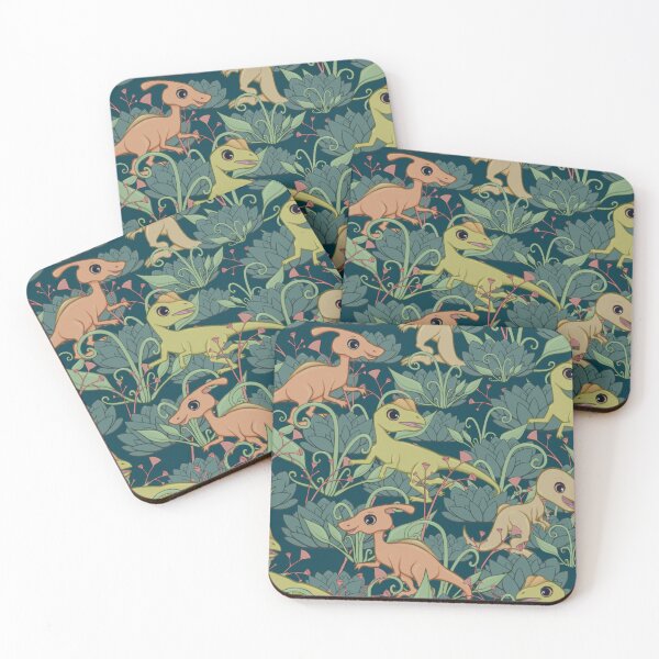 Item preview, Cute Dinosaur Jungle Pattern designed and sold by ThomaHouse.