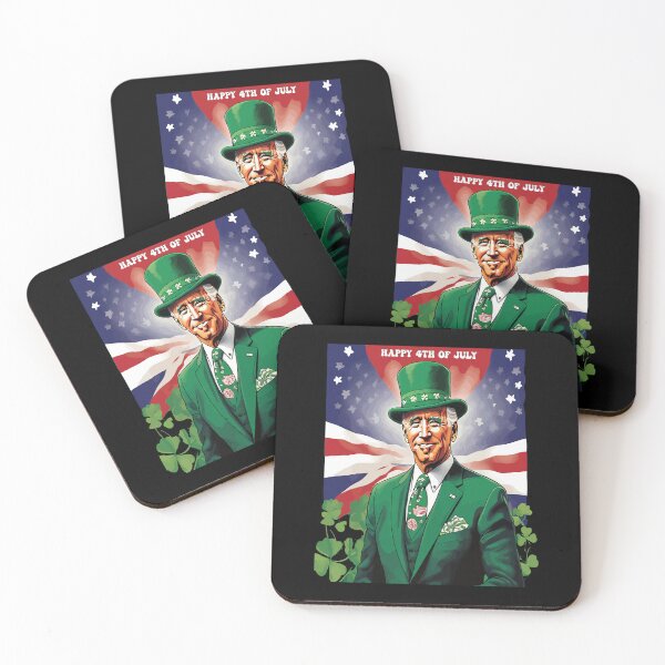 Item preview, Funny Biden Happy 4th Of July Confused Funny Joe Biden St Patricks Day designed and sold by BOUCHERIT amine.