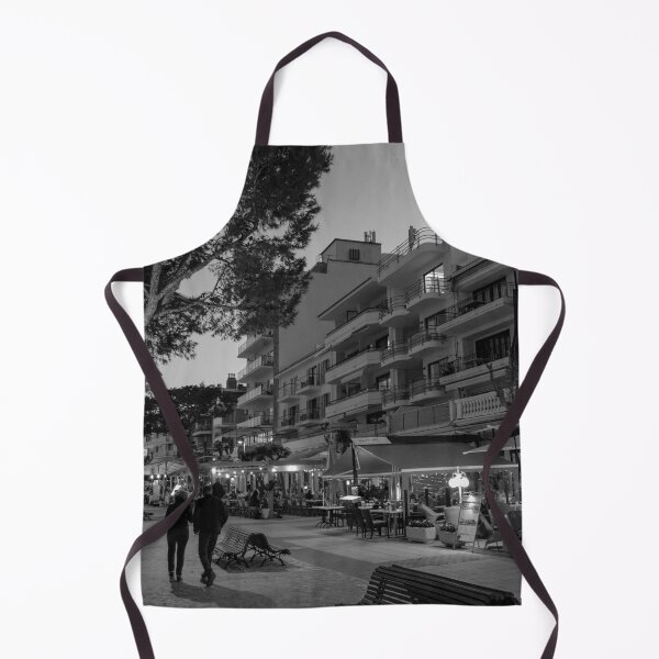 Item preview, Puerto Pollensa Mallorca At Night Black And White designed and sold by GG WALL ART.