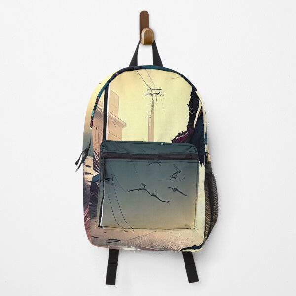 Item preview, Young woman at abandoned city designed and sold by ansaharju.