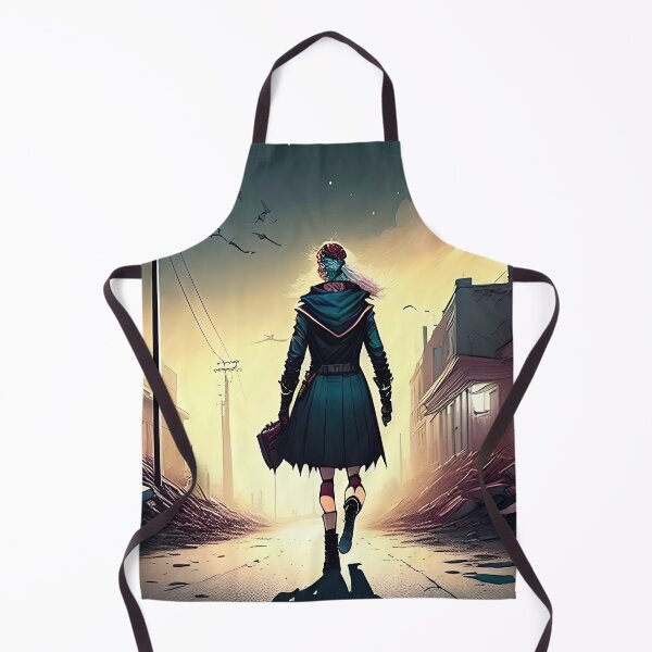 Item preview, Young woman at abandoned city designed and sold by ansaharju.