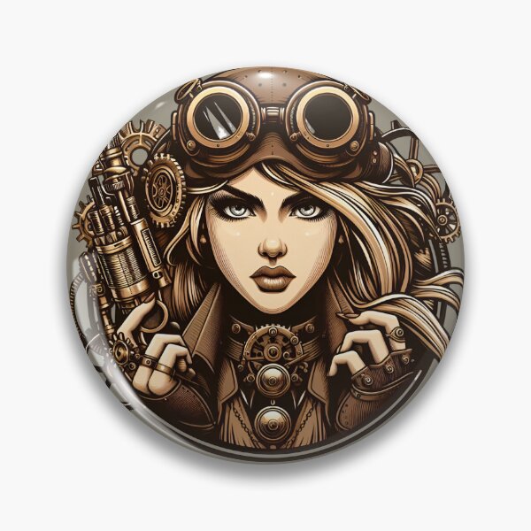 Item preview, Steampunk Woman designed and sold by MusesWhispers.