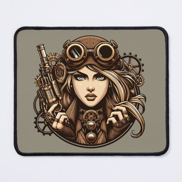 Item preview, Steampunk Woman designed and sold by MusesWhispers.