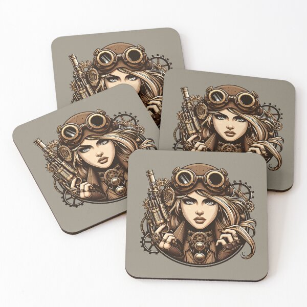 Item preview, Steampunk Woman designed and sold by MusesWhispers.