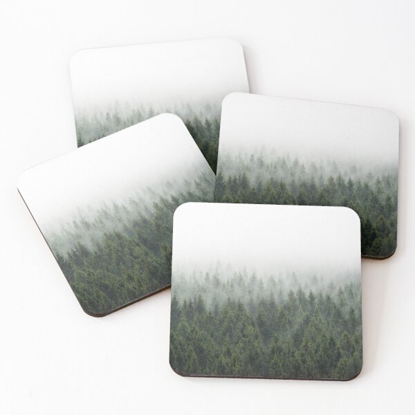 Item preview, For Now I Am Summer //  Misty Milky Moody Summer Fairytale Wilderness Forest With Cascadia Trees Covered In Magic Fog  designed and sold by Tordis Kayma.