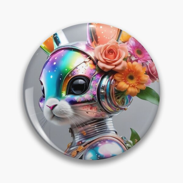 Item preview, Copie de Cyber Rabbit Space Rainbow Flower designed and sold by N3oray.