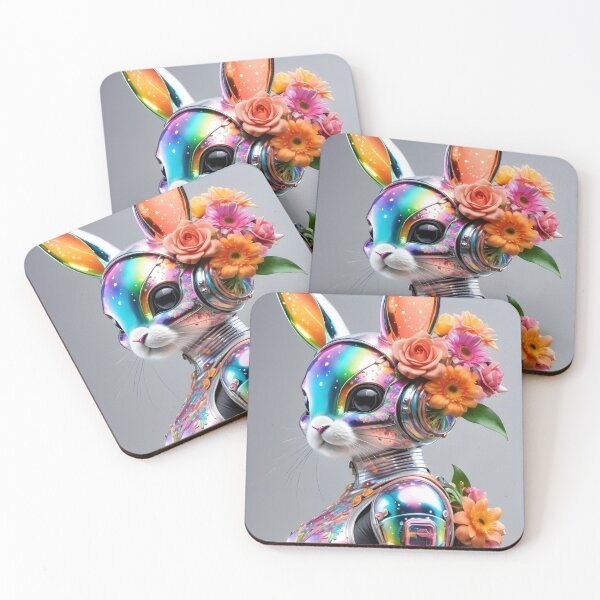 Item preview, Copie de Cyber Rabbit Space Rainbow Flower designed and sold by N3oray.