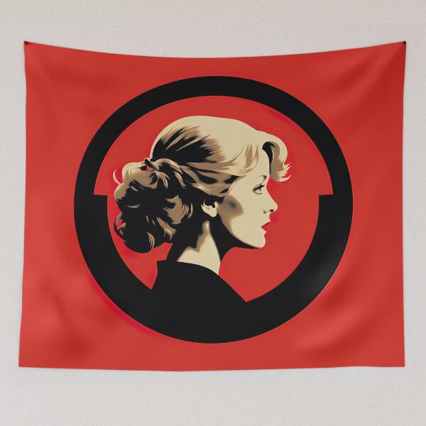 Item preview, Mary Pickford | Red minimalism designed and sold by ComicsFactory.