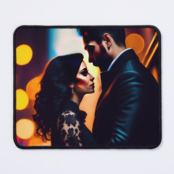 Item preview, Young couple wearing black designed and sold by ansaharju.