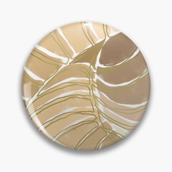 Item preview, Stained glass painting of tropical abstract leaves with green brass lines designed and sold by NoaaDesign.