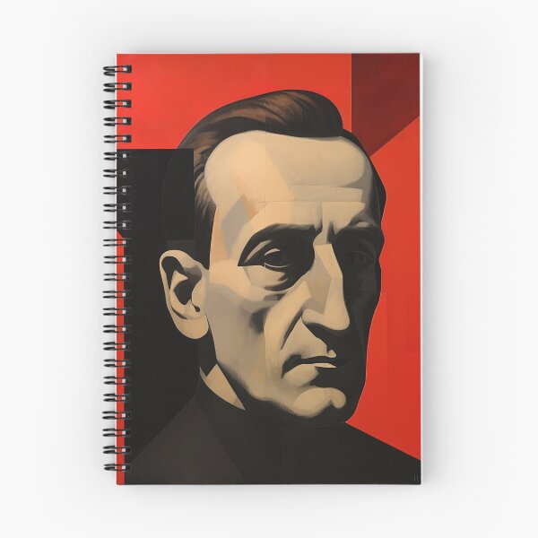 Item preview, Maurice Merleau-Ponty | Red minimalism designed and sold by ComicsFactory.