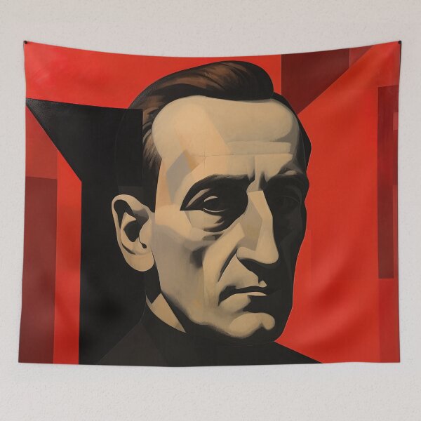 Item preview, Maurice Merleau-Ponty | Red minimalism designed and sold by ComicsFactory.
