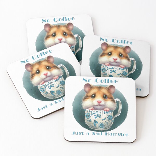Item preview, No Coffee Just a Sad Hamster designed and sold by martindesignden.