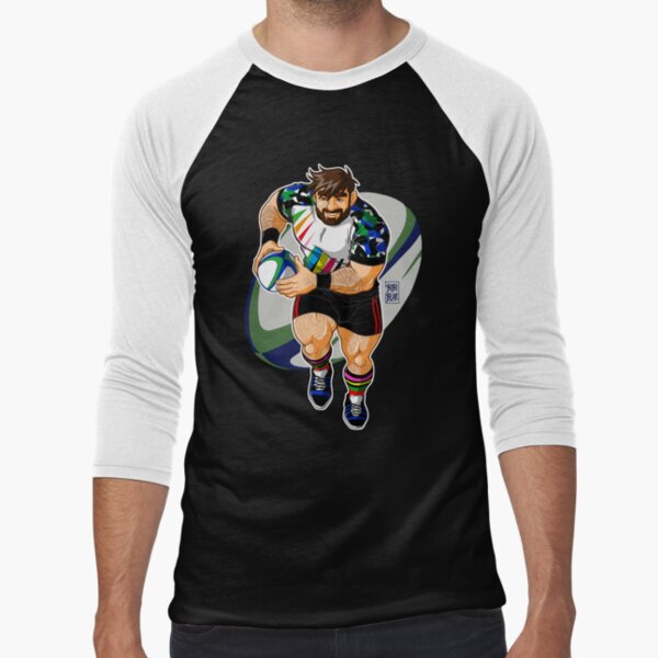 ADAM LIKES TO PLAY RUGBY Baseball ¾ Sleeve T-Shirt