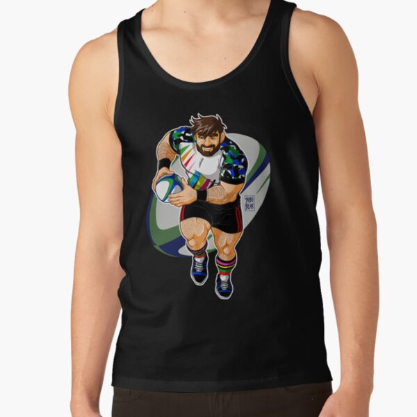 ADAM LIKES TO PLAY RUGBY Tank Top