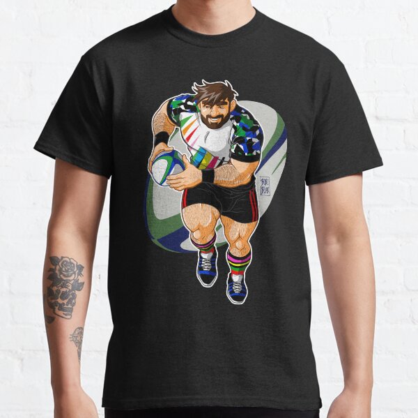 A ADAM LE GUSTA JUGAR RUGBY Camiseta clásica