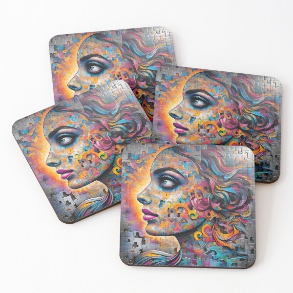 Item preview, Ethereal Mosaic: Portrait of the Psyche 2 designed and sold by ramboe.
