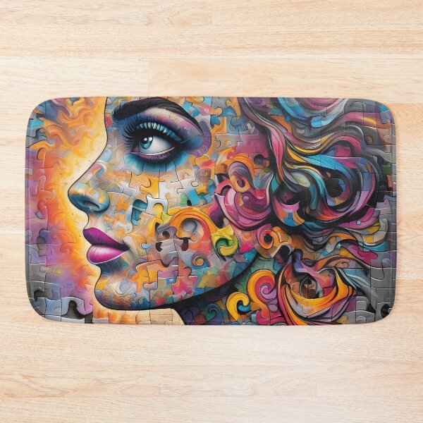 Item preview, Ethereal Mosaic: Portrait of the Psyche 2 designed and sold by ramboe.
