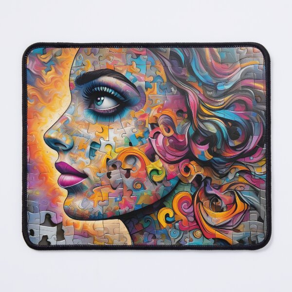 Item preview, Ethereal Mosaic: Portrait of the Psyche 2 designed and sold by ramboe.