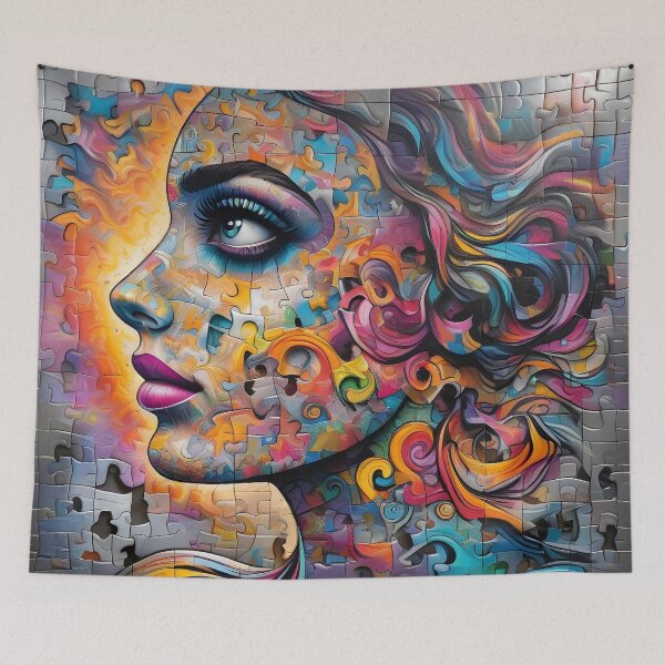 Item preview, Ethereal Mosaic: Portrait of the Psyche 2 designed and sold by ramboe.