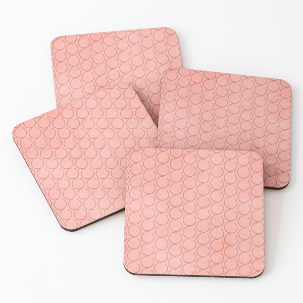 Item preview, Coral Circle Pattern in Fabric designed and sold by Diana377.