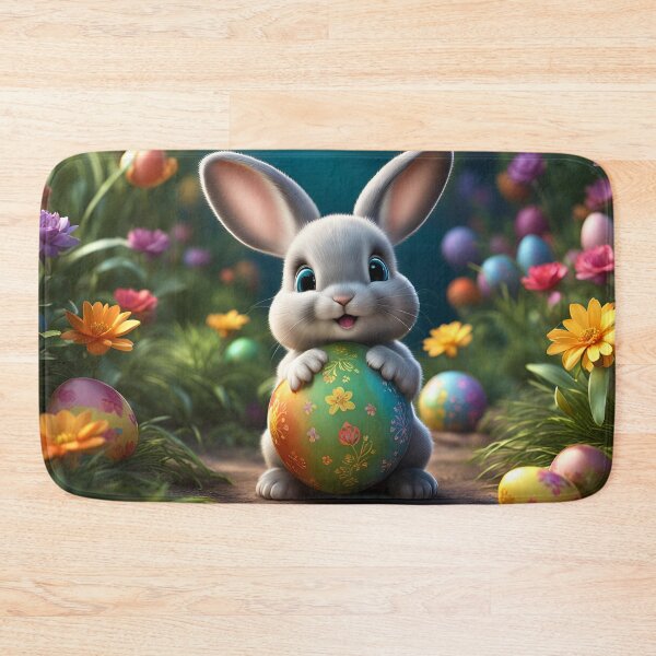 Item preview, Easter bunny with artistic Easter eggs designed and sold by dedoma.