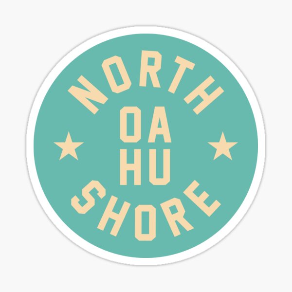 OAHU - Côte-Nord - Hawaii Sticker