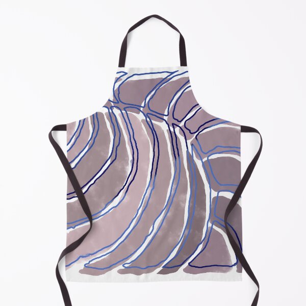 Item preview, Stained glass painting of tropical abstract leaves with blue metallics lines designed and sold by NoaaDesign.