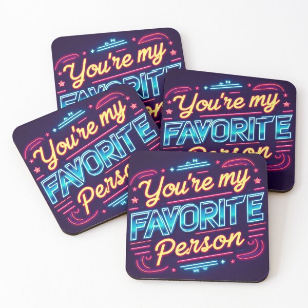 Item preview, You’re my favorite person, typography, retro designed and sold by maxmaj.
