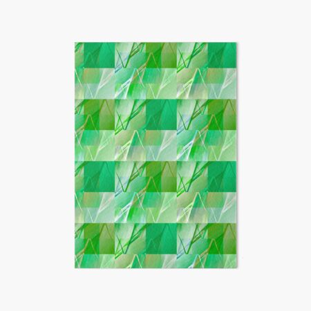 Aperçu de l'œuvre Printemps Madras // Verts créée et vendue par House of KE Designs.