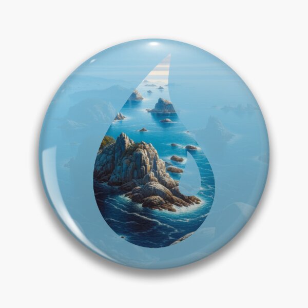 Item preview, Paisaje de la isla de Mana designed and sold by MythicBiscuit.