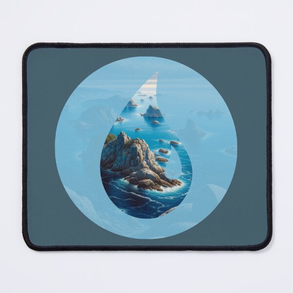 Item preview, Island Mana Landscape designed and sold by MythicBiscuit.