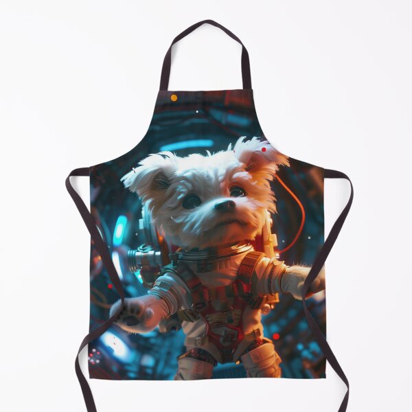 Item preview, Cute Puppy Astronaut in Space Station designed and sold by Mullet Monkey.