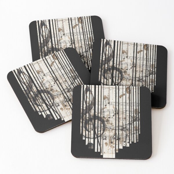 Item preview, Faded Music Notes designed and sold by K-ART-STUDIO.