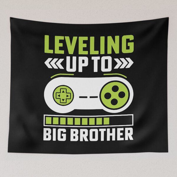 Item preview, Leveling up to Big Brother, gamer new brother Toddler designed and sold by Dapper-Art.
