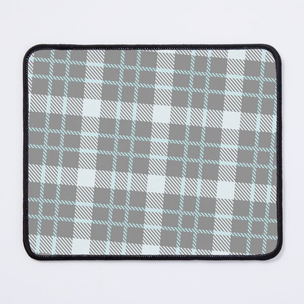 Item preview, Grey & Baby-Blue Striped Line Plaid Pattern Absolute Diagrams designed and sold by Alchemy-A-La-G.