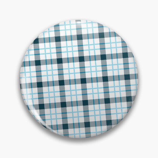 Item preview, White & Blues Striped Line Plaid Pattern Absolute Diagrams designed and sold by Alchemy-A-La-G.