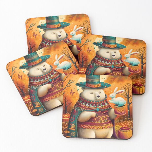 Item preview, Hat Trick Harmony: The Enchanting World of a Bear Magician designed and sold by Moisky Art.