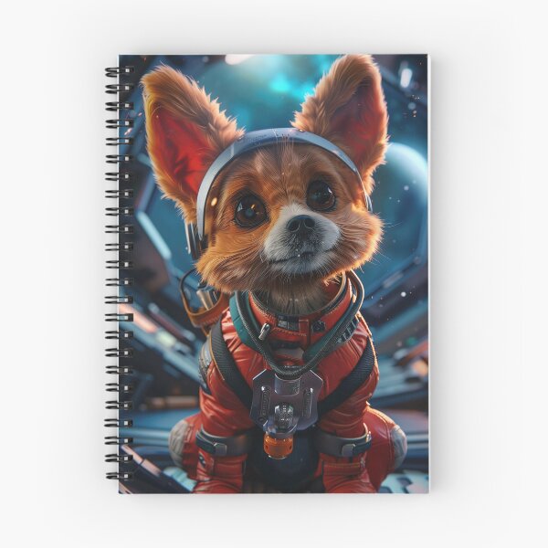 Item preview, Adorable Space Suit Puppy Astronaut in Space Station designed and sold by Mullet Monkey.