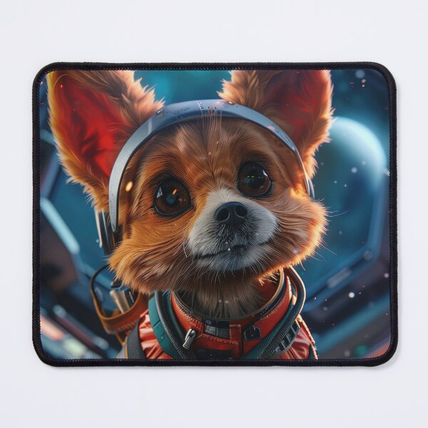 Item preview, Adorable Space Suit Puppy Astronaut in Space Station designed and sold by Mullet Monkey.