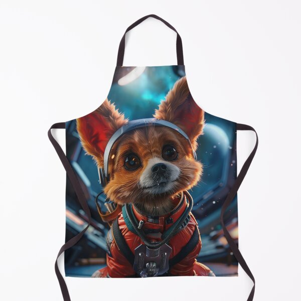 Item preview, Adorable Space Suit Puppy Astronaut in Space Station designed and sold by Mullet Monkey.