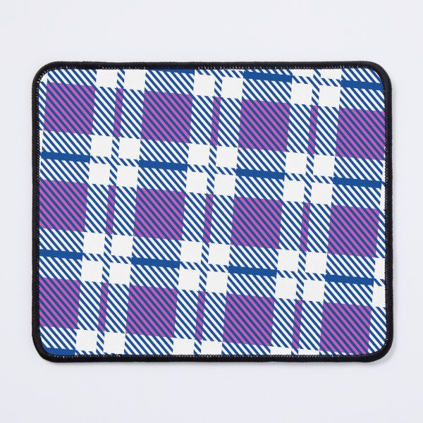 Item preview, Blue & Purple Striped Plaid Squares Line Absolute Diagrams designed and sold by Alchemy-A-La-G.