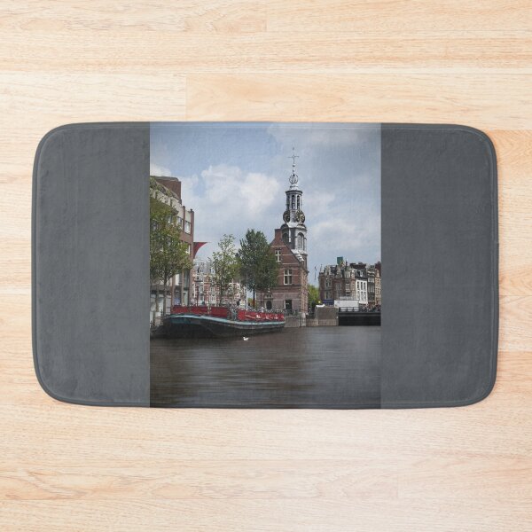 Item preview, Amsterdam Icon: Munttoren Captured from Canal Water Level designed and sold by InbalTurShalom.