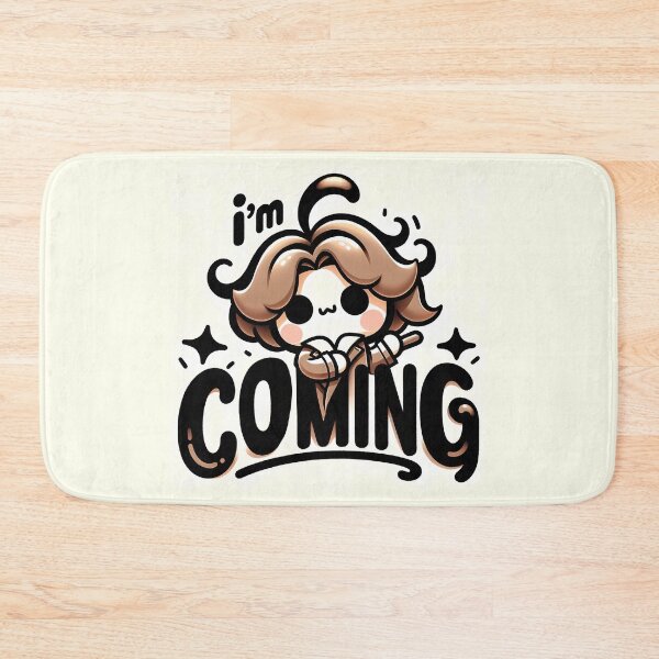 Item preview, I'm Coming, typography,PUN designed and sold by maxmaj.