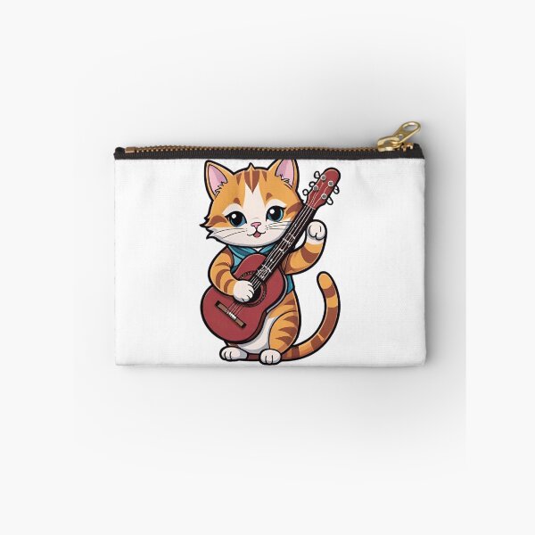 Item preview, Cat playing guitar designed and sold by Tajdi.