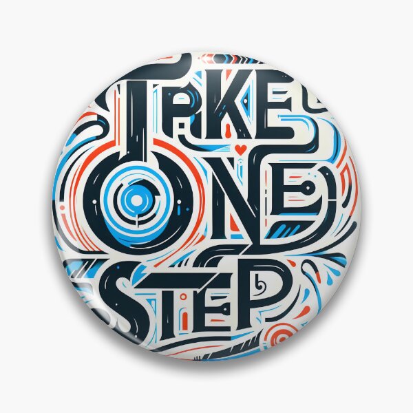 Item preview, Take it one step, typography designed and sold by maxmaj.