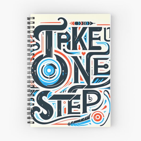 Item preview, Take it one step, typography designed and sold by maxmaj.