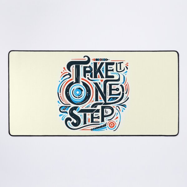 Item preview, Take it one step, typography designed and sold by maxmaj.