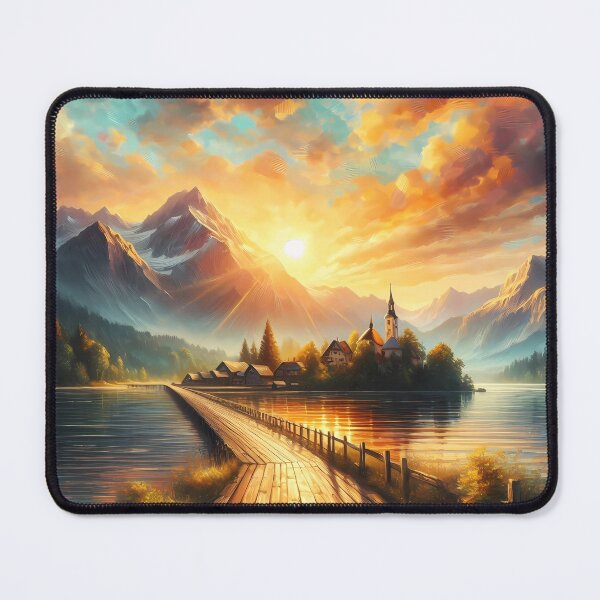 Item preview, Enchanting Alpine Sunrise designed and sold by Vitalka-uk.