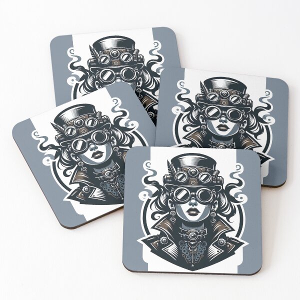 Item preview, Steampunk Woman Vintage Retro Style designed and sold by MusesWhispers.